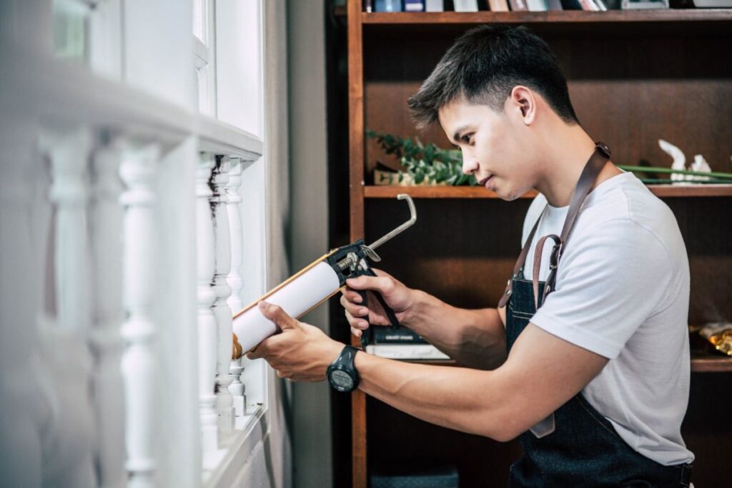 Garage Door Maintenance Service – Los Angeles Technician on Site Technician performing garage door maintenance in a residential LA neighborhood