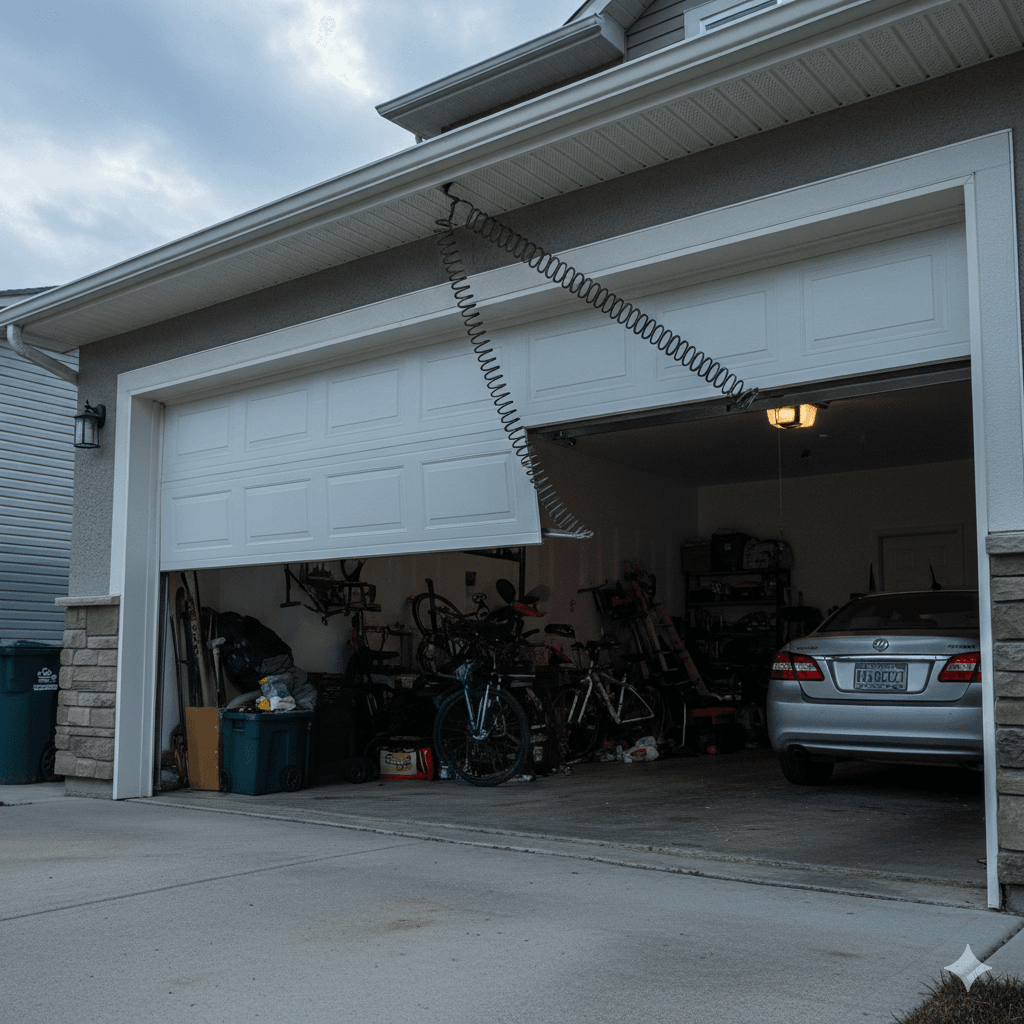 Garage Door Spring Snapped